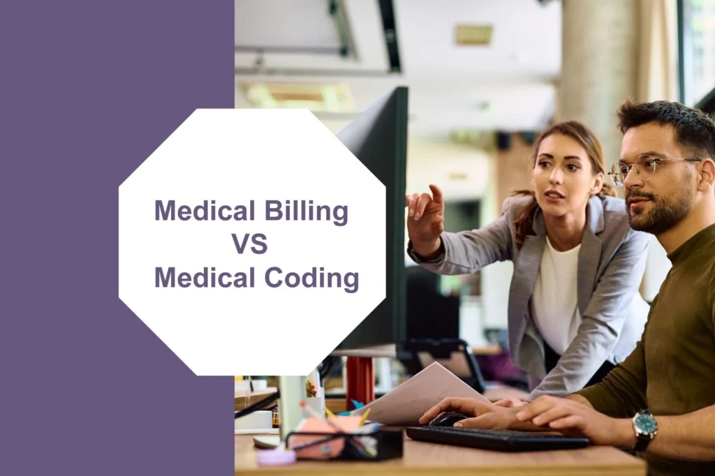 Medical coding translates diagnoses and procedures into universal alphanumeric codes from standardized sets like ICD-10 and CPT, while medical billing uses those codes to create, submit, and track insurance claims to ensure accurate payment for services provided. In essence, coders document the what of a patient's encounter with codes, and billers then manage the process of getting paid for that encounter